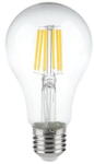 V-TAC BEC LED A60 E27 10W CU FILAMENT 3000K ALB CALD (SKU-214410) - vexio