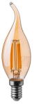 V-TAC BEC LED E14 4W CU FILAMENT 2200K ALB CALD (SKU-217114) - vexio