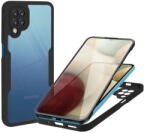Techsuit Husa pentru Samsung Galaxy A12 + Folie - Techsuit ColorVerse 360 Series - Black (KF2326823)