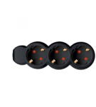 Somogyi Elektronic Prelungitor 3 prize, 1.5 m, negru (NV 3/BK)