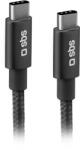 SBS TECABLETCC20BK USB-C Cable - USB-C 25W Power Delivery 1.5m - Gray (TECABLETCC20BK) - vexio