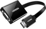 UGREEN CABLU video , "CM611" HDMI (T) la 1 x VGA (M) 1920x1080 la 60Hz, lungime 0.15m, negru (90813)