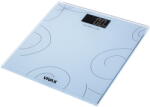 Vivax Cântar corporal digital 180 kg, Precizie 100g, Display LCD alb, Sticlă securizată, Ultra slim 30x30 cm, Pornire/Oprire automată, Albastru (3856005194117) Cantar baie