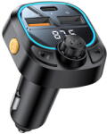 YESIDO Bluetooth 5.3 Modulator FM USB-C + USB-A Y70 15W Negru (KF2355007)