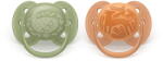 Philips Set 2 suzete Philips Avent Ultra Soft SCF093/06, 18+, orange/fistic (SCF093/06)