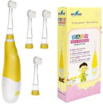 Seago Periuță de dinți sonică pentru copii galbenă 1xAA 1.5V (nu este inclusă) 4 vârfuri Yellow (Nierozpoznano) Periuta de dinti electrica