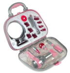 Klein Beauty Case and Braun Hair Dryer - gray / pink (5855) Figurina
