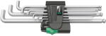 Wera Set chei hexagonale, metrice, cromate, 9 piese (05133163001) Cheie imbus
