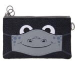 ZIPIT Penar dublu cu fermoar si masca material textil, ZIPIT Face-It Masks - negru (ZP-428646) Penar