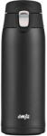 emsa TRAVEL MUG light thermal mug (black (matt), 0.4 liters, flip lid) (N2151700) - vexio