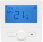 NEDIS Home by Somogyi Home THES25WWIFI vezeték nélküli szobatermosztát, smart, hordozható és falra szerelhető, Wi-Fi kapcsolat, programozható, ablaknyitás érzékelés, fehér Q7rf wifi