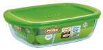 Pyrex Sütőtál 1, 25 liter hőálló üveg műanyag tetővel Pyrex 203063 (203063)