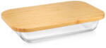 Tescoma Üveg sütőtál fedéllel 31 x 19 cm bambusz Tescoma 900849.00 (900849.00)