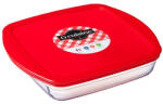 Ocuisine Tál műanyag fedővel 25 x 22 cm 1, 6 liter üveg Ôcuisine 40486 (40486)