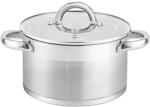 Cook Max Fazék üvegfedővel 20 cm 3, 6 literes prémium rozsdamentes Silver Cook Max CKM805S/3 (CKM805S/3)