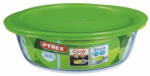 Pyrex Sütőtál műanyag fedővel 20 cm üveg Pyrex 203055 (203055)