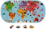 Janod Fürdőjáték puzzle Világtérkép 28 db