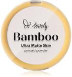 Lovely Bamboo Pressed Powder mattító púder árnyalat Transparent