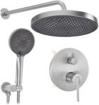 Rea Set De Dus Incastrat Rea Grace Brush Nickel + Box (REA-P4404)