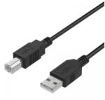 PremiumCord Cablu pentru imprimanta, A-B, 5m, USB 2.0, PremiumCord ku2ab5bk, Negru (ku2ab5bk)