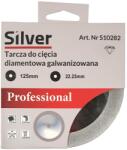Silver Galvanizált gyémántkorong 125x22, 2mm 1, 1mm vastag 67306 (S10282)