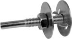 Silver Rozsdaeltávolító csiszolófátyol korong 33x6mm tüskével 67298 (S10083)