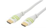 TECHLY Cablu HDMI tata - HDMI tata, High Speed, 1M, Ultra HD 4K, Techly ICOC HDMI-4-010WH, Alb (ICOCHDMI-4-010WH)