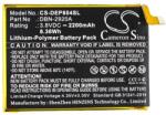 Cameron Sino Li-Polymer akku 3.8V/2200mAh Doro DBN-2920A kompatibilis FEKETE (CS-DEP804SL)