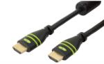 TECHLY Cablu HDMI tata - HDMI tata, High Speed, 5M, 4K, filtru de ferita, Techly ICOC HDMI-FR-050, Negru (ICOCHDMI-FR-050)