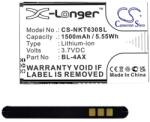 Cameron Sino Nokia 8000 4G CAMERON SINO Li-Ion akku 3.7V/1500mAh Nokia BL-4AX kompatibilis FEKETE (CS-NKT630SL)