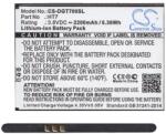Cameron Sino Homtom HT7 CAMERON SINO Li-Ion akku 3.8V/2200mAh Doogee HT7 kompatibilis FEKETE (CS-DGT700SL)
