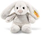Steiff Iepuras de plus Steiff Hoppie Hase 18 cm, gri deschis, lavabil la 30C (394109)