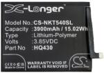 Cameron Sino Nokia 5.4 CAMERON SINO Li-Polymer akku 3.85V/3900mAh, Nokia HQ430 kompatibilis, FEKETE (CS-NKT540SL)