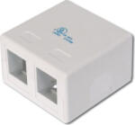 ASSMANN Adaptor 2 porturi AT-AG 302A-WH KEYSTONE 2P DIGITUS (AT-AG 302A-WH)