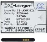 Cameron Sino LG G4S Beat CAMERON SINO Li-Ion akku 3.85V/2200mAh LG BL-49SF kompatibilis (CS-LKH735XL)