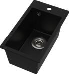 Ruvetti Pino chiuvetă din granit 50x28 cm negru 3001PI_BC35_W (3001PIBC35W) Chiuveta