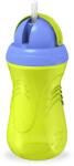PUR BABY Pahar sport cu pai, verde, +6luni, 350ml, PUR