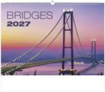 TopTimer Calendar de perete TOPTIMER T092 450x315 mm, format orizontal, Bridges 2027 (T9200-02F)