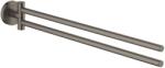 GROHE Bara prosop dubla Grohe 41183AL0, Start, aparenta, 440 mm, pivotanat, metal, mat, grafit (41183AL0)