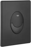 Grohe Clapeta de actionare WC Grohe 38964KF0, Start, dubla spalare, verticala, 156 x 197 mm, ABS, mat, negru (38964KF0)