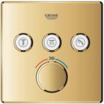 GROHE Unitate comanda Grohe 29126GL0, SmartControl, termostat, 3 iesiri, necesita valva, lucios, auriu (29126GL0)