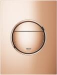Grohe Clapeta WC Grohe 37601DA0, Nova Cosmo, S, dubla, 130 x 172 mm, verticala, lucios, cupru (37601DA0)