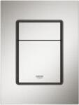 Grohe Clapeta WC Grohe 37535DC0, Skate Cosmo S, dubla, verticala, 172 x 130 mm, ABS, mat, otel satinat (37535DC0)