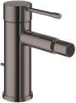 GROHE Baterie bideu Grohe 24178A01, Essence, 3 8 , S, aerator, ventil cu tija, lucios, grafit (24178A01)