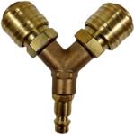 SILVER Cuplă rapidă pneumatică ramificație Y 1/4" 67530 (S11881)
