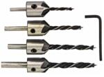 Silver Burghie pentru lemn cu teșitor 3-6 mm set 4 buc 67465 (S11541) Burghiu