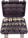 Silver Tubulare spline 1/2" 8-36mm 21buc 12 colțuri 67607 (SK-021-03-ST) Set capete bit, chei tubulare