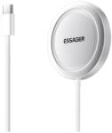 ESSAGER Încărcător wireless magnetic Qi2 15W Alb (EWXCX-AS10-Z)