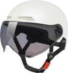 Fixato Casca Protectie Bicicleta/Trotineta Electrica FIXATO, Viziera Detasabila, Usoara si Aerodinamica, Marime Universala 56-62 cm, Alb (casca-basic-2-alb)