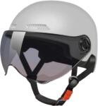 Fixato Casca Protectie Bicicleta/Trotineta Electrica FIXATO, Viziera Detasabila, Usoara si Aerodinamica, Marime Universala 56-62 cm, Gri (casca-basic-2-gri)